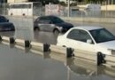 Heavy rainfall in Dubai left cars abandoned on streets